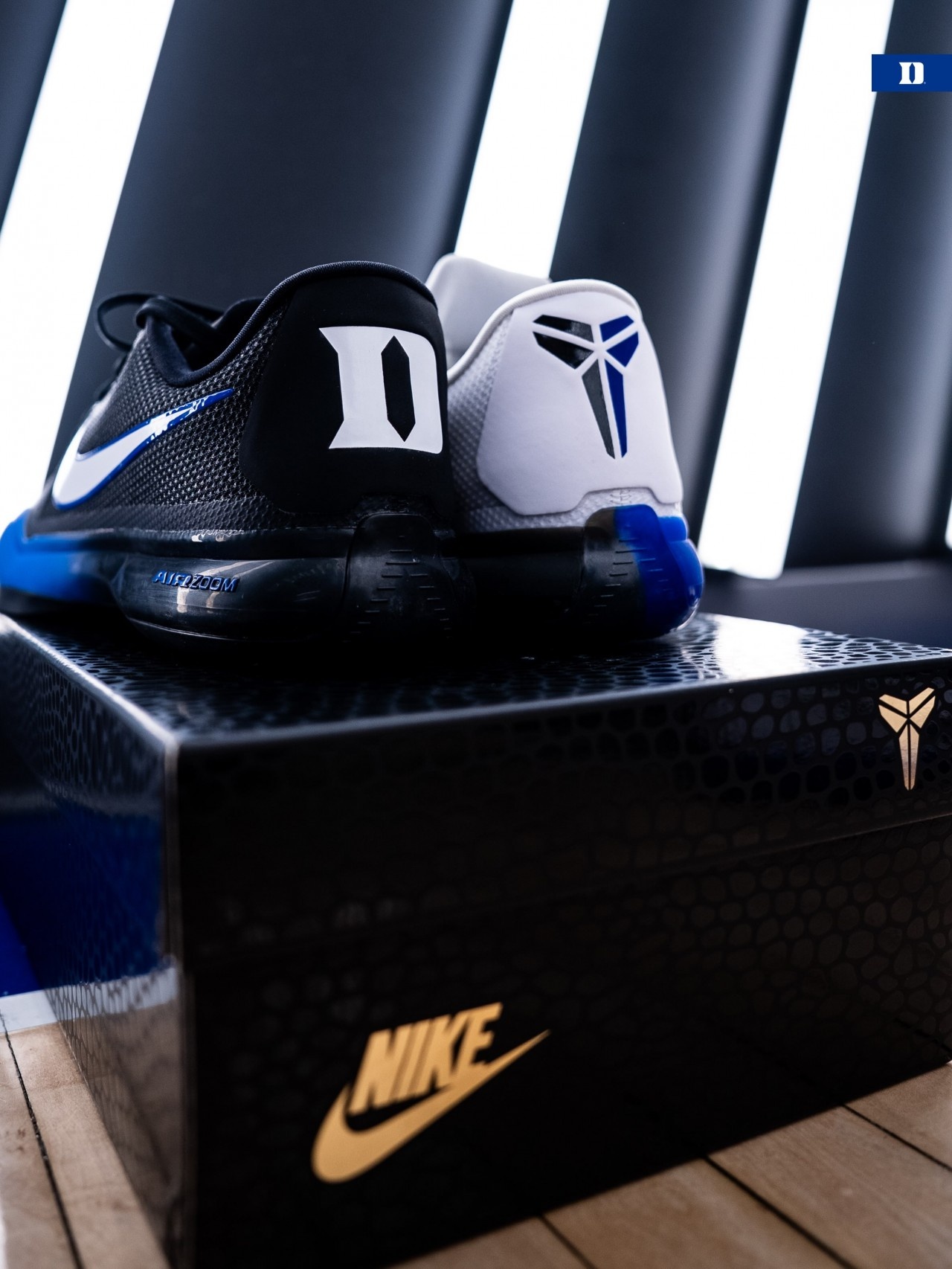 杜克大学女篮晒专属Kobe 10 Protro PE！两款蓝白黑配色亮相